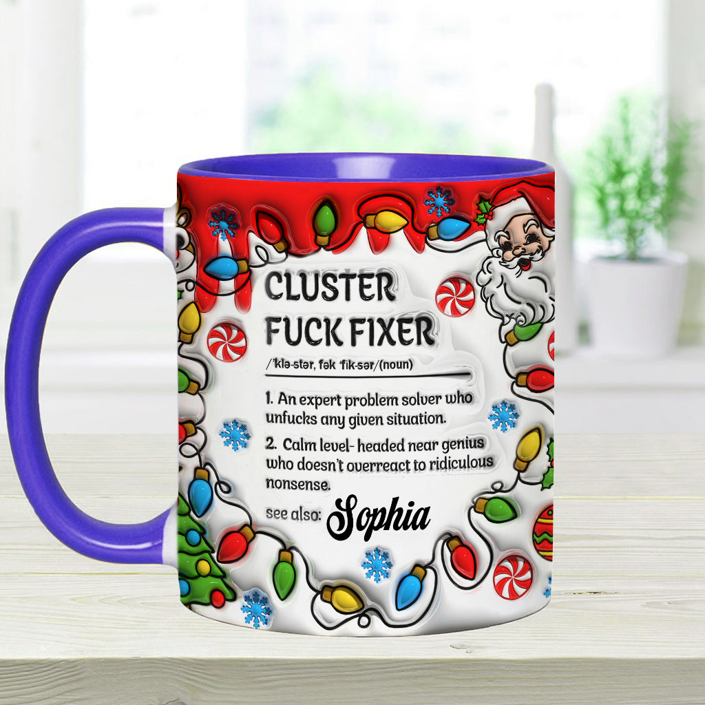 Mug personnalisé Cluster - Accentuation pour collègues