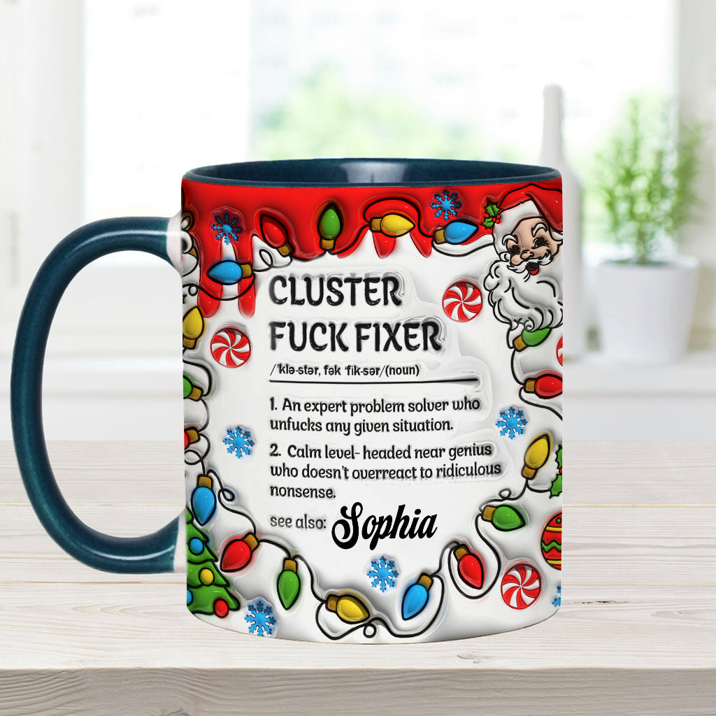 Mug personnalisé Cluster - Accentuation pour collègues