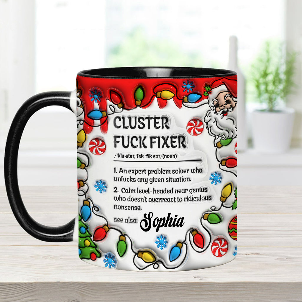 Mug personnalisé Cluster - Accentuation pour collègues