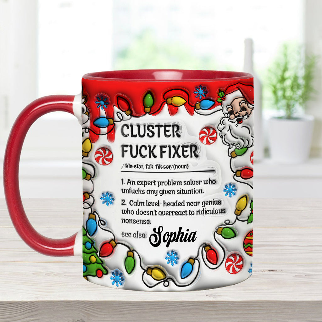 Mug personnalisé Cluster - Accentuation pour collègues