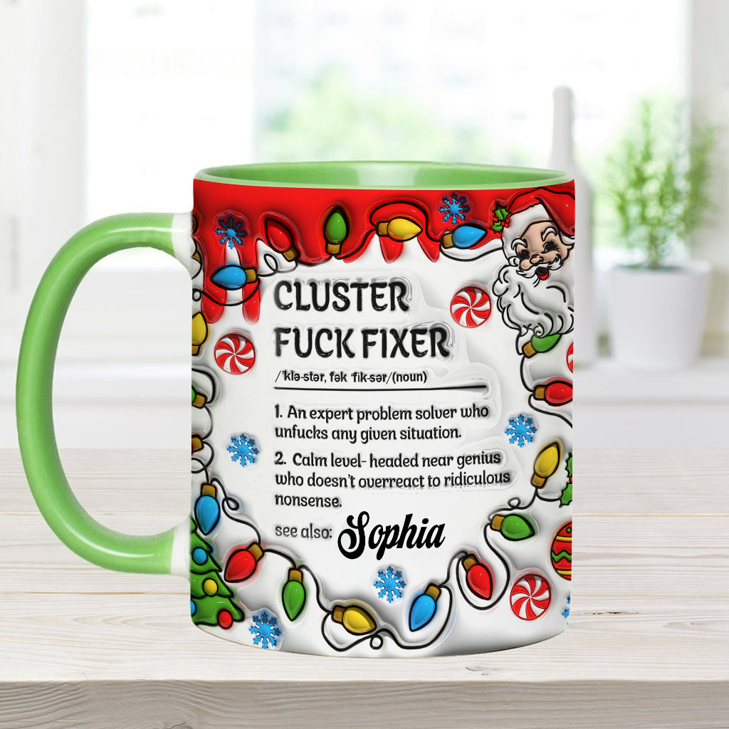 Mug personnalisé Cluster - Accentuation pour collègues