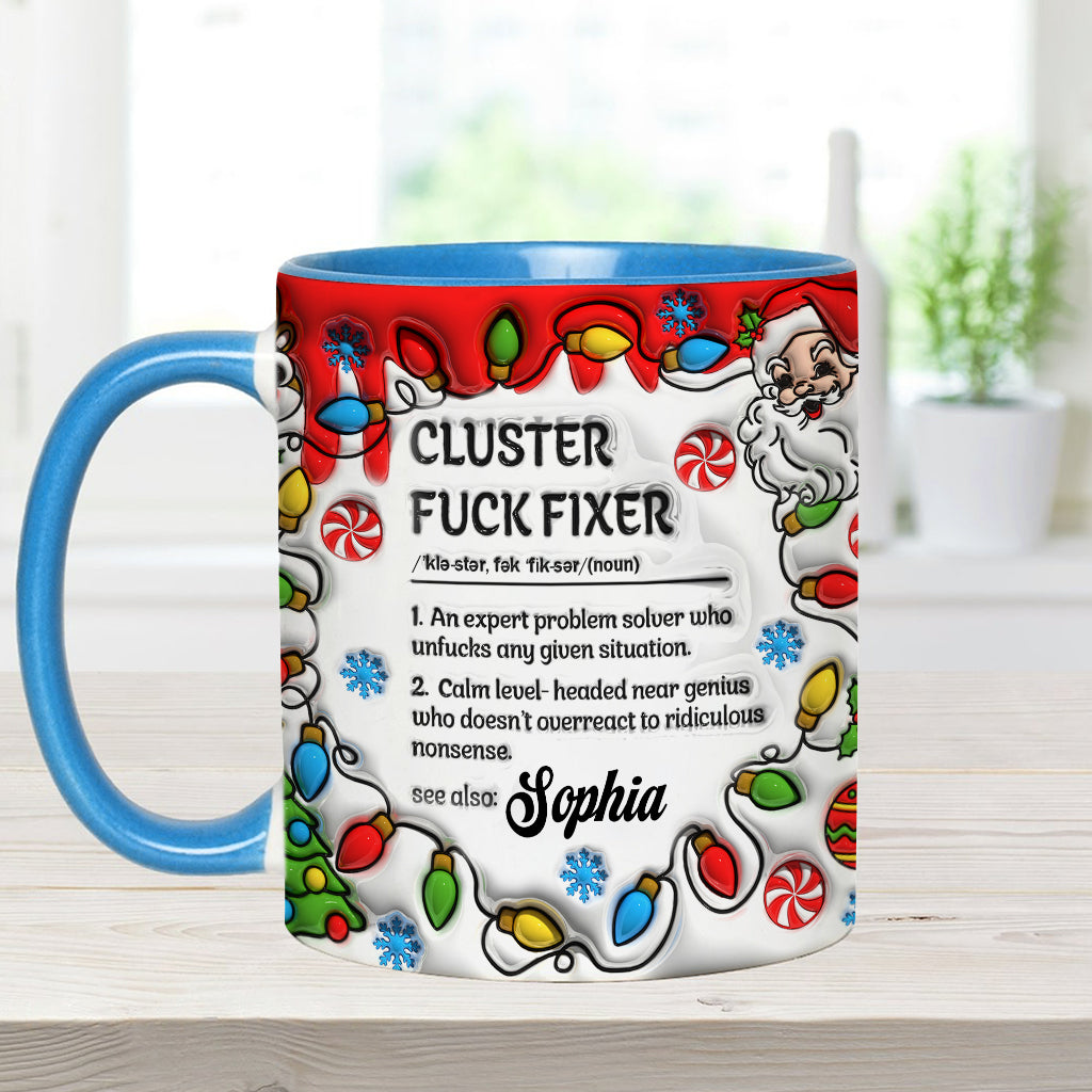 Mug personnalisé Cluster - Accentuation pour collègues