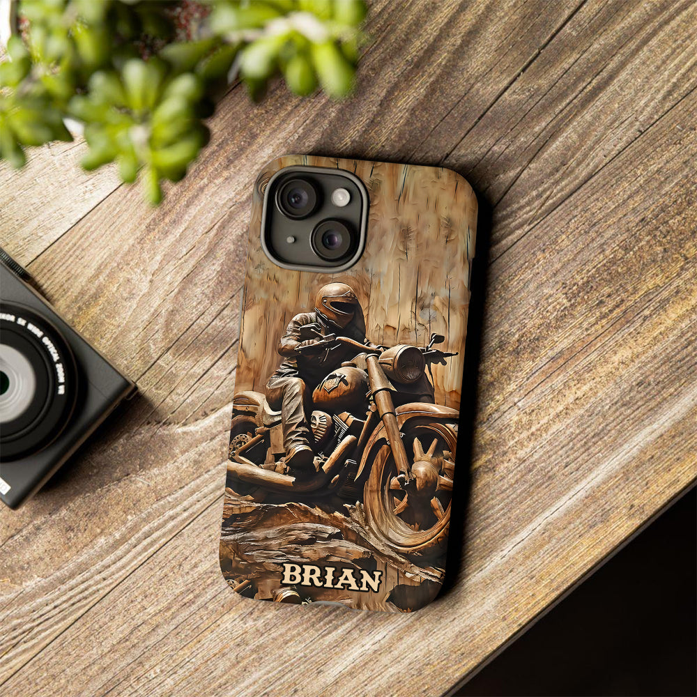 Biker – Personalisierte Handyhülle mit Biker-Motiv und Volldruck
