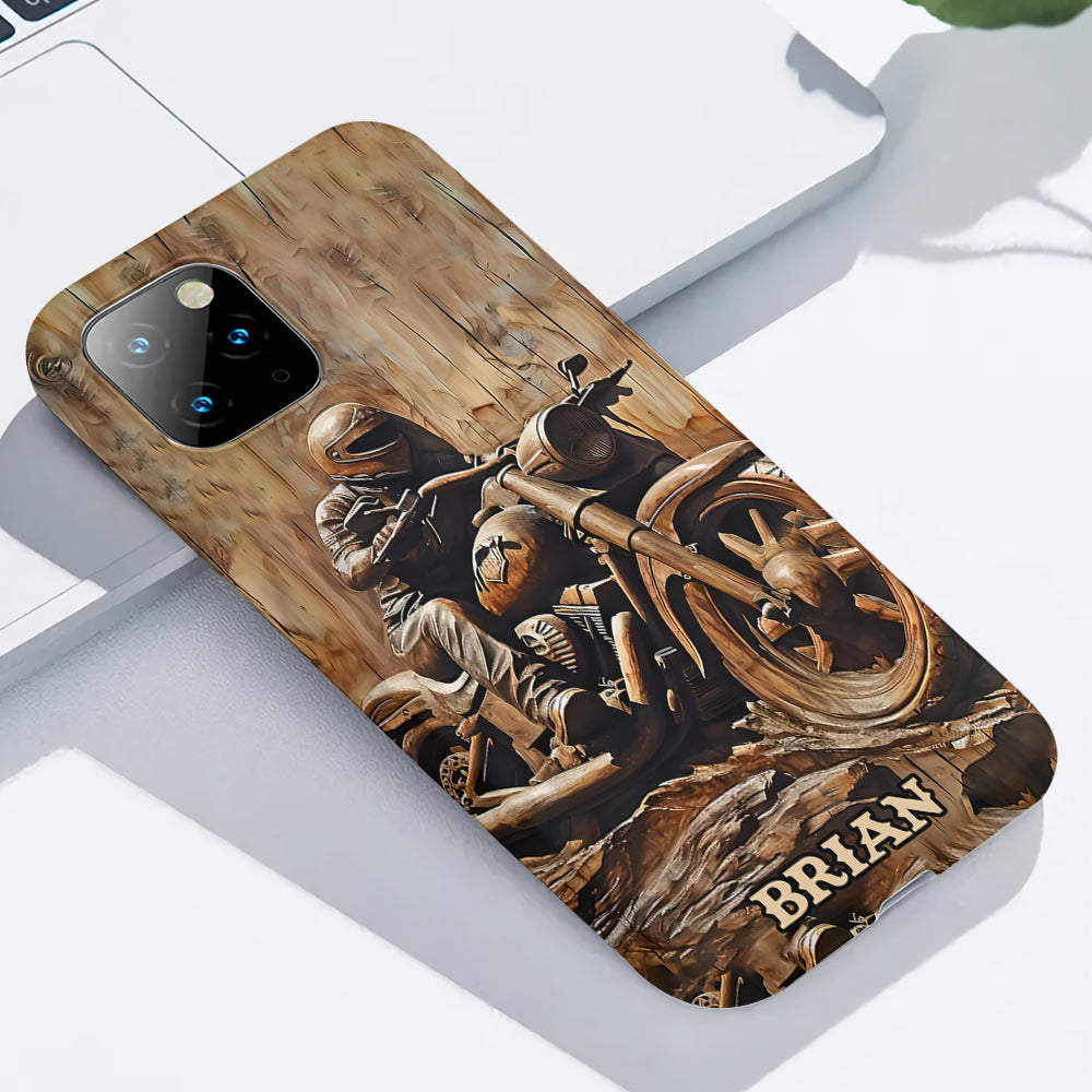 Biker – Personalisierte Handyhülle mit Biker-Motiv und Volldruck