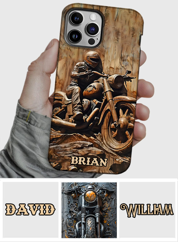 Biker – Personalisierte Handyhülle mit Biker-Motiv und Volldruck