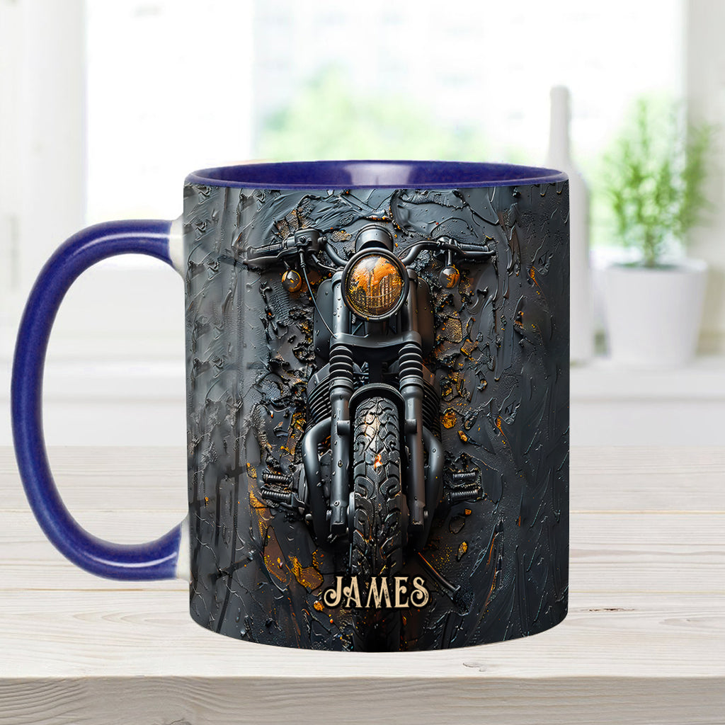 Ne sous-estimez jamais un vieux motard ! – Mug personnalisé pour motard