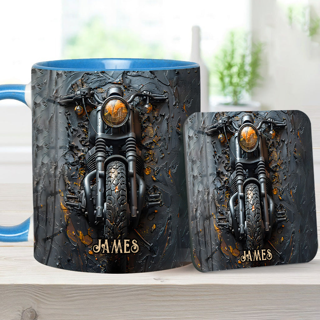 Ne sous-estimez jamais un vieux motard ! – Mug personnalisé pour motard