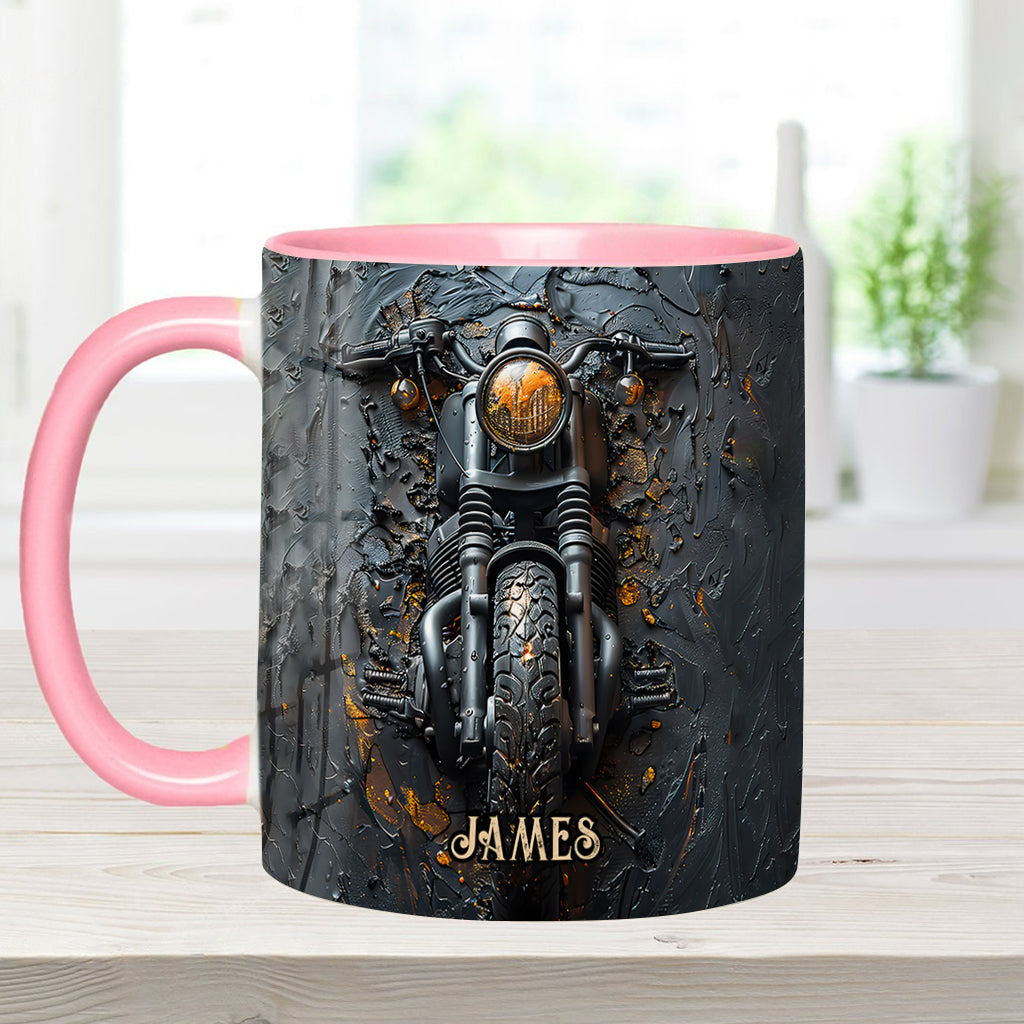 Ne sous-estimez jamais un vieux motard ! – Mug personnalisé pour motard
