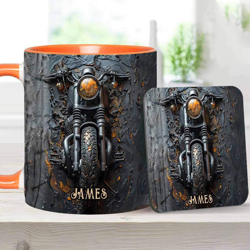 Ne sous-estimez jamais un vieux motard ! – Mug personnalisé pour motard
