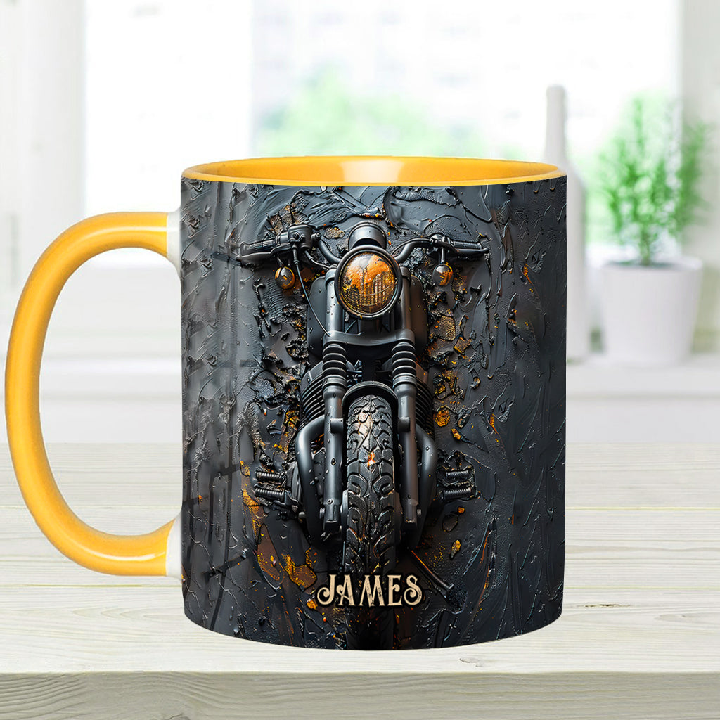 Ne sous-estimez jamais un vieux motard ! – Mug personnalisé pour motard