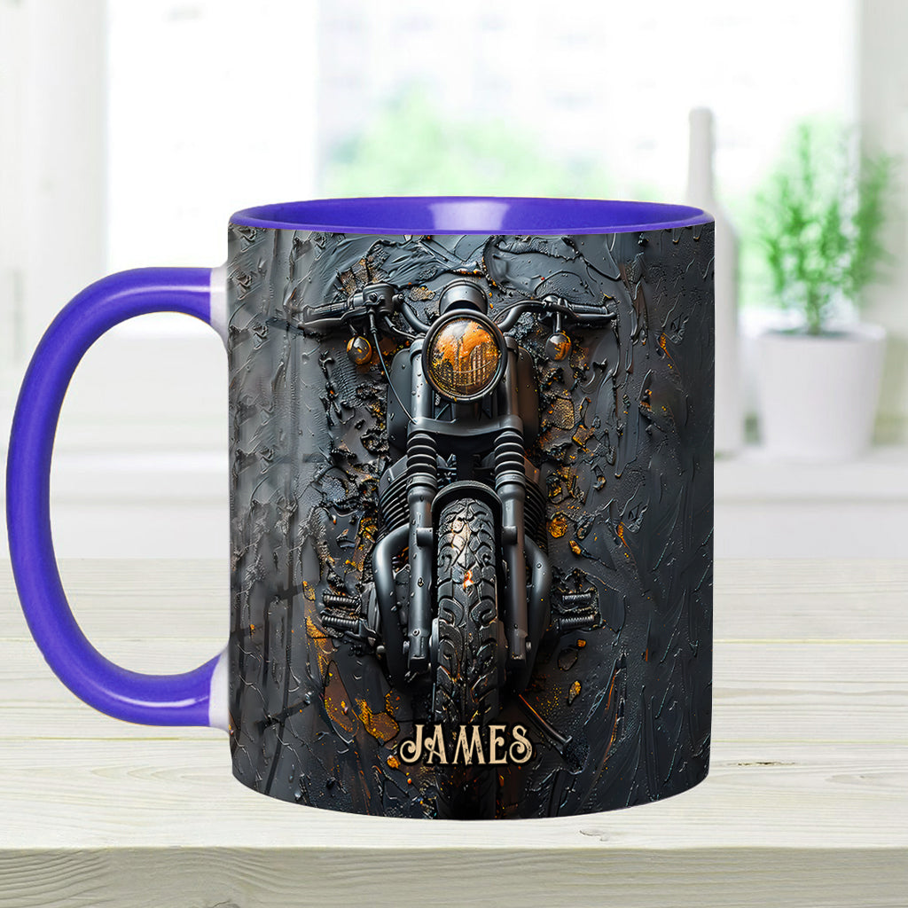 Ne sous-estimez jamais un vieux motard ! – Mug personnalisé pour motard