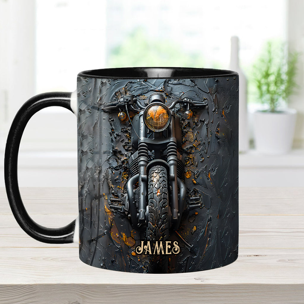 Ne sous-estimez jamais un vieux motard ! – Mug personnalisé pour motard