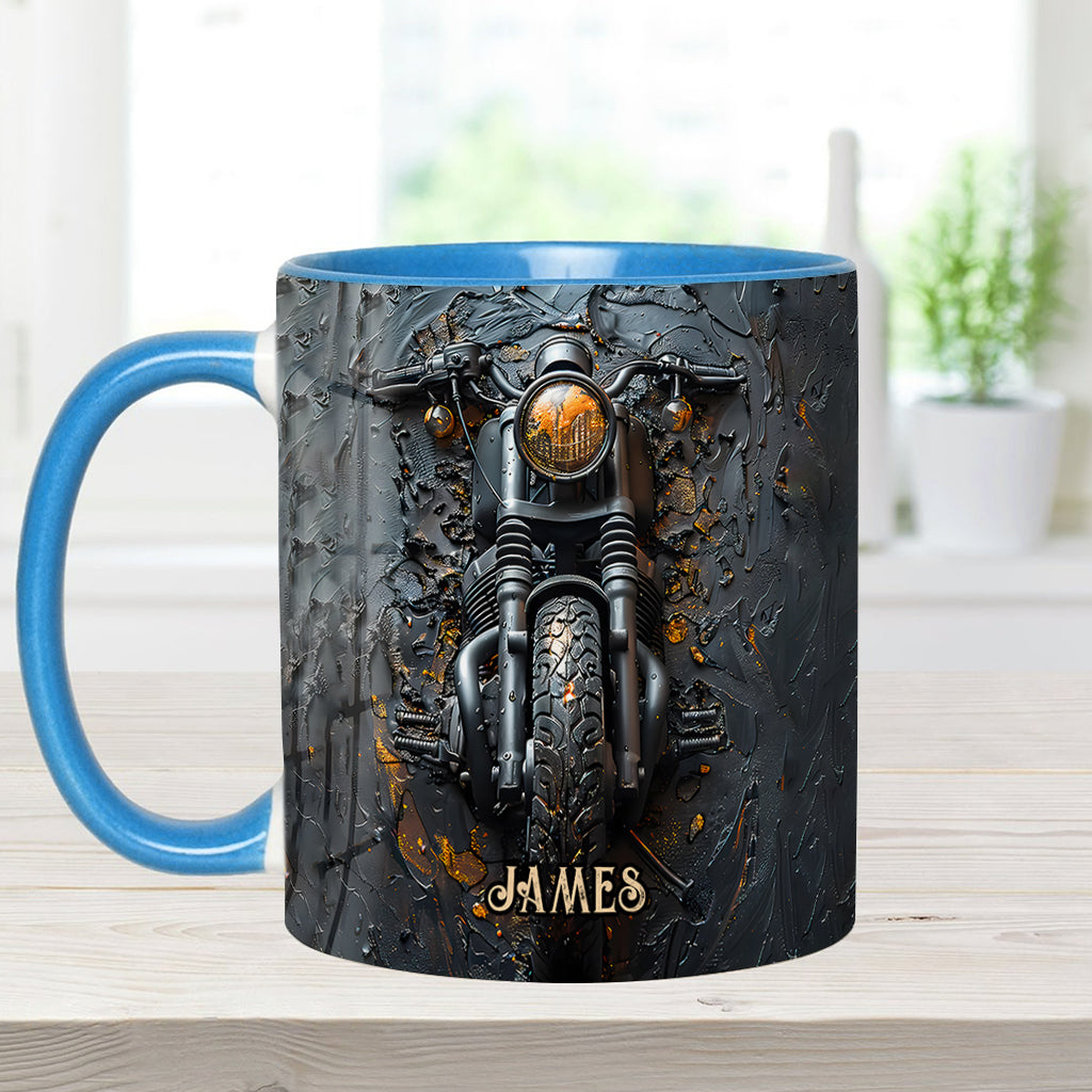 Ne sous-estimez jamais un vieux motard ! – Mug personnalisé pour motard