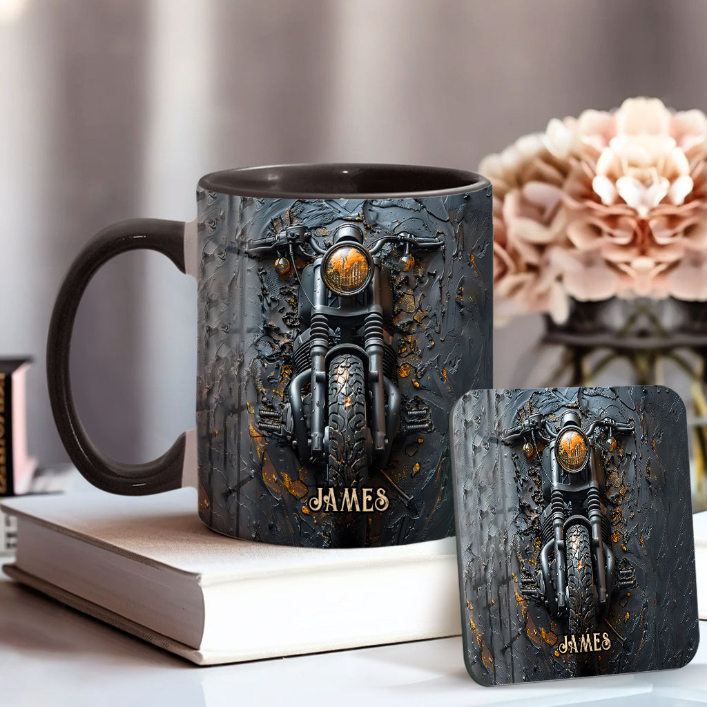 Ne sous-estimez jamais un vieux motard ! – Mug personnalisé pour motard