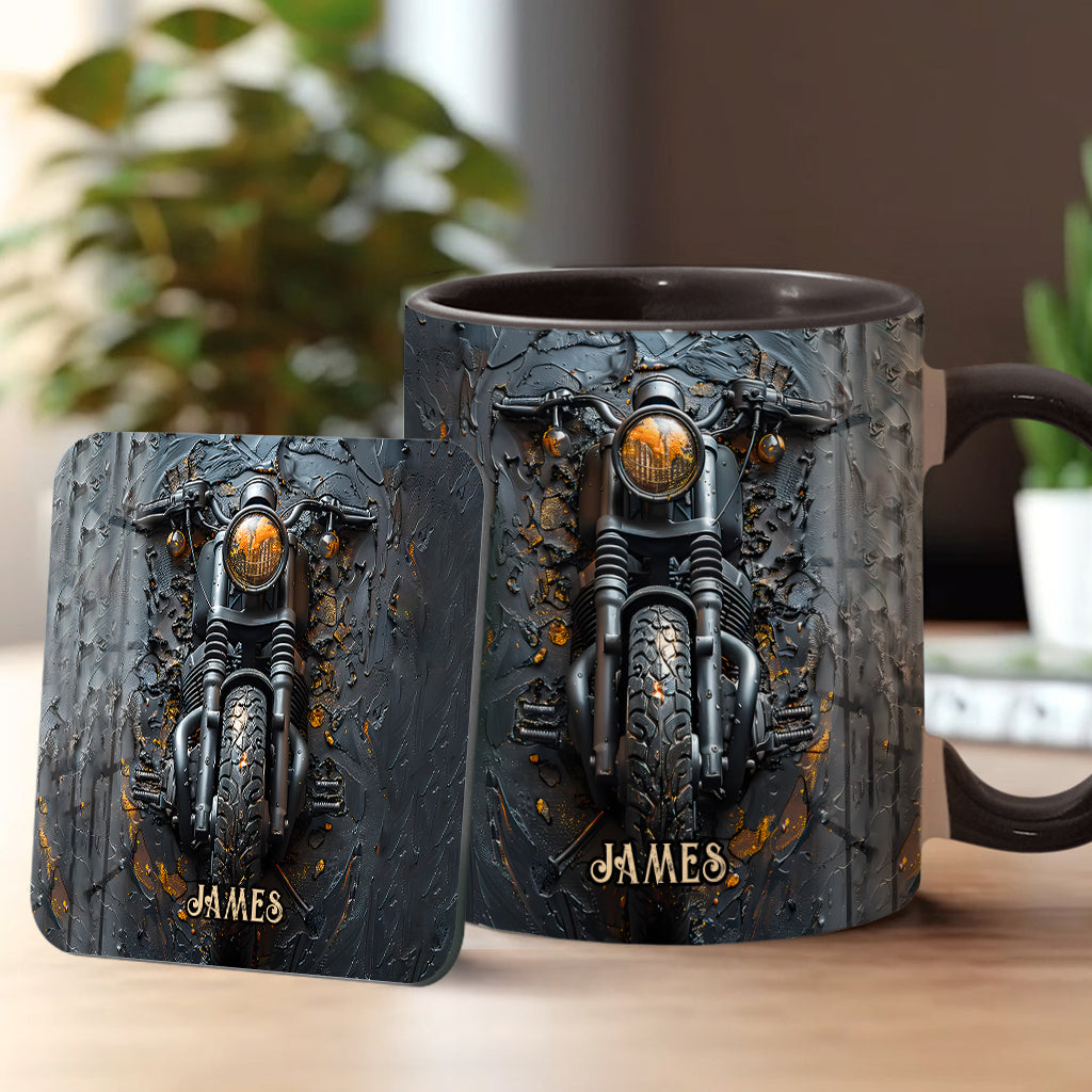 Ne sous-estimez jamais un vieux motard ! – Mug personnalisé pour motard