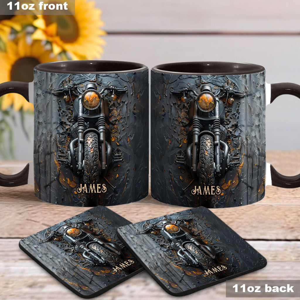 Ne sous-estimez jamais un vieux motard ! – Mug personnalisé pour motard