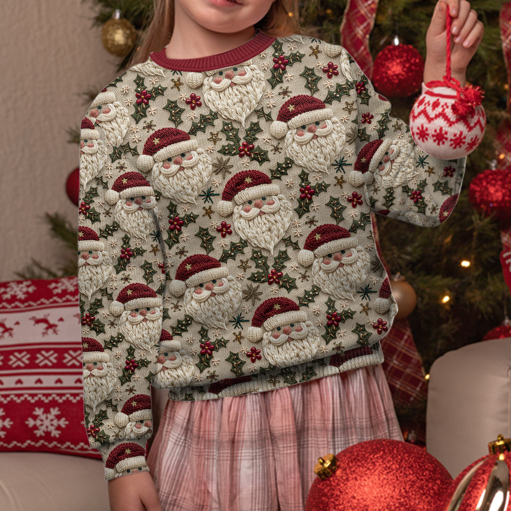 Niedlicher Weihnachtsmann - Personalisierter Weihnachtspullover
