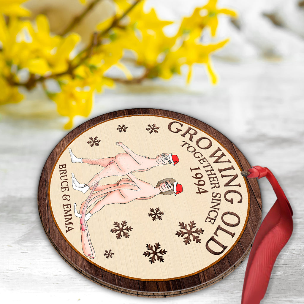 Growing Old Together - Personalized Couple Ornament