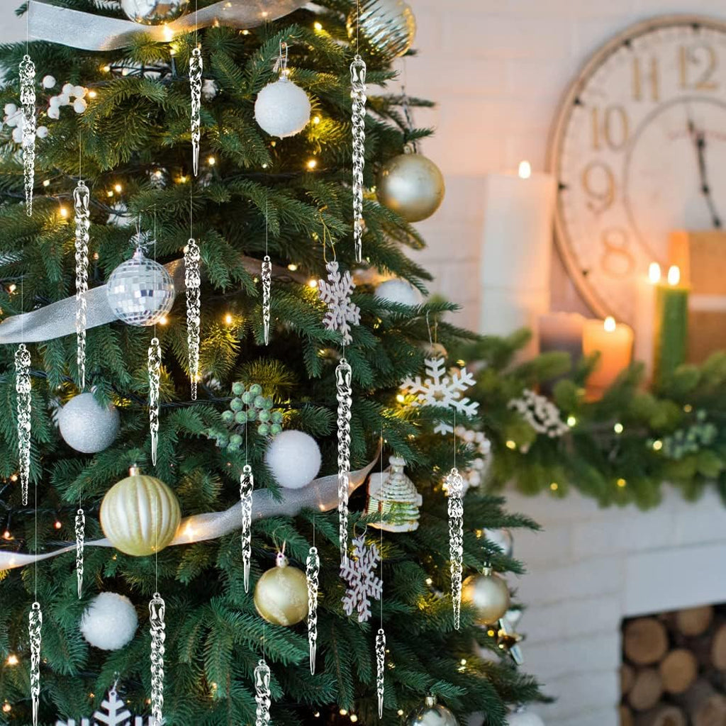 Eiszapfenornament aus Glas