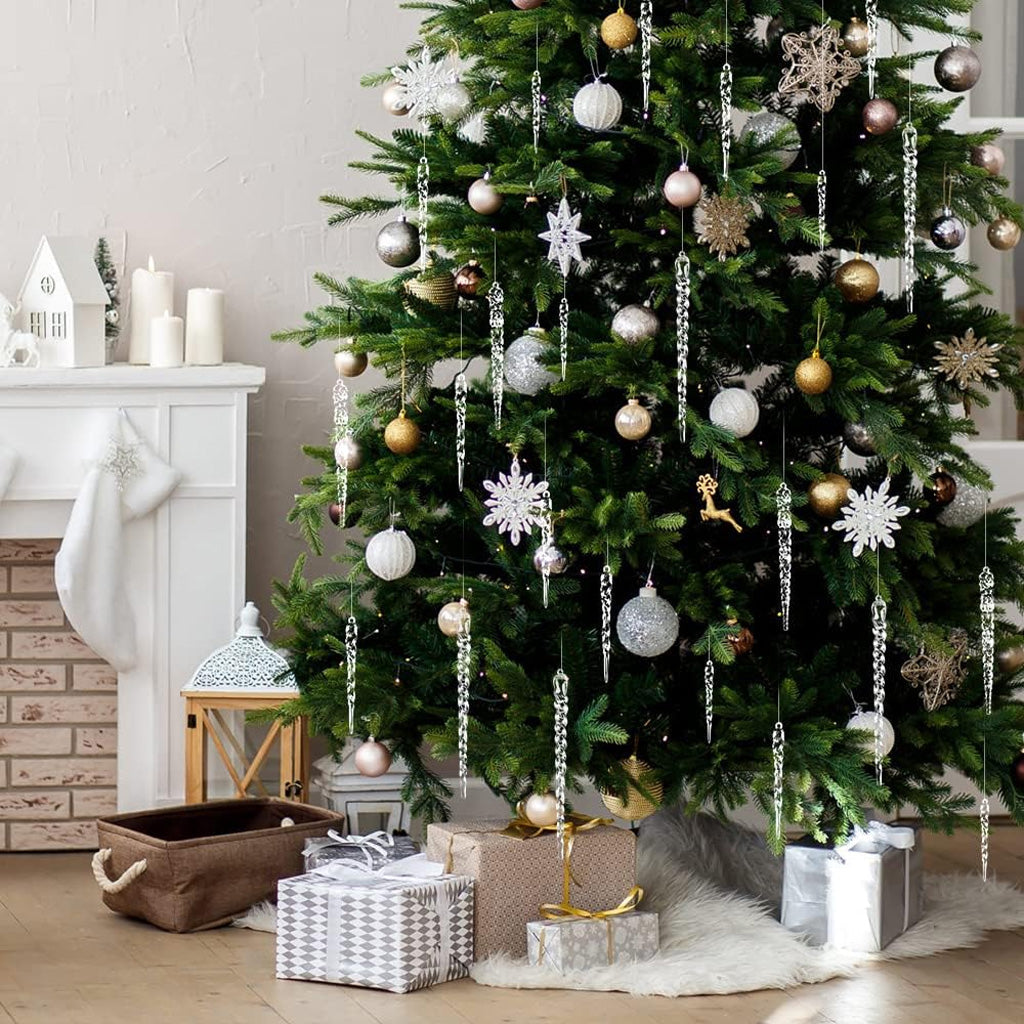 Eiszapfenornament aus Glas