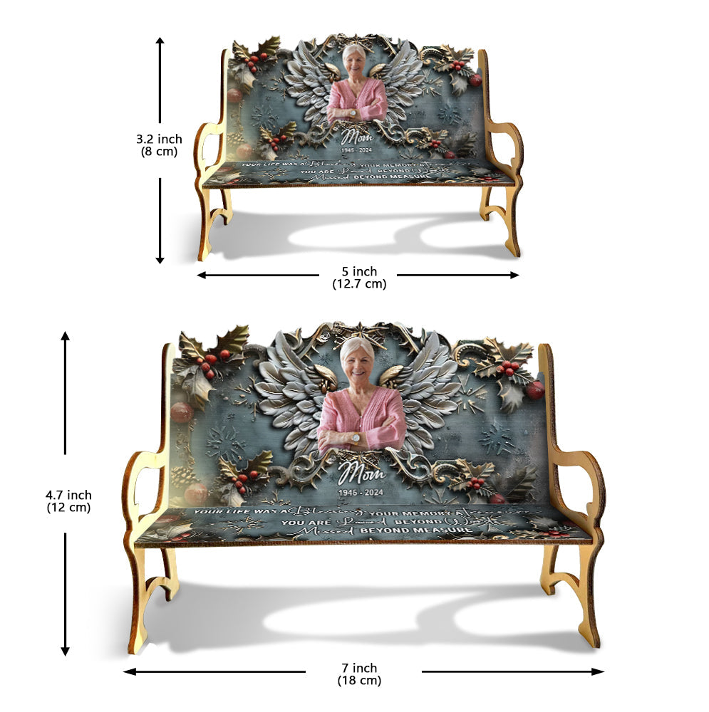 Your Life Was A Blessing Your Memory A Treasure - Personalized Memorial Wooden Bench