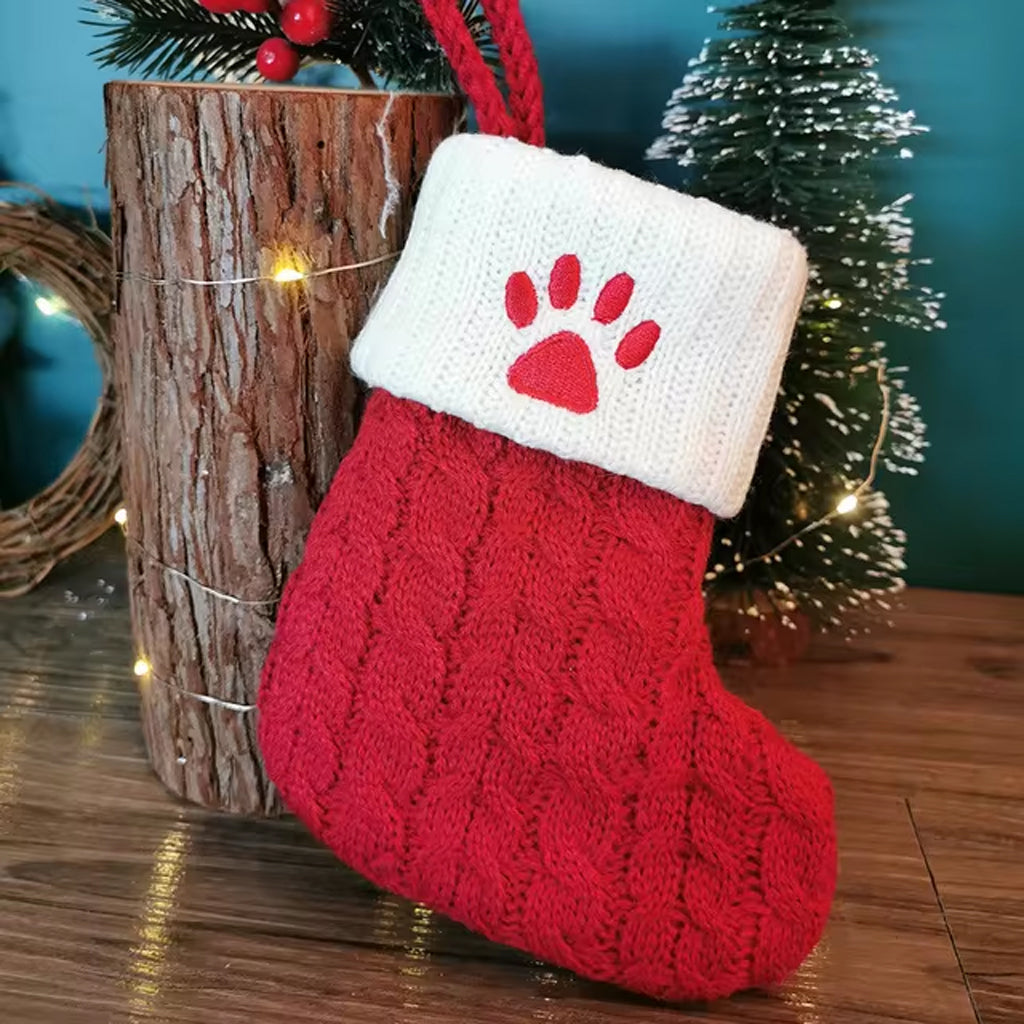 Christmas Alphabet Knitting Sock Ornament