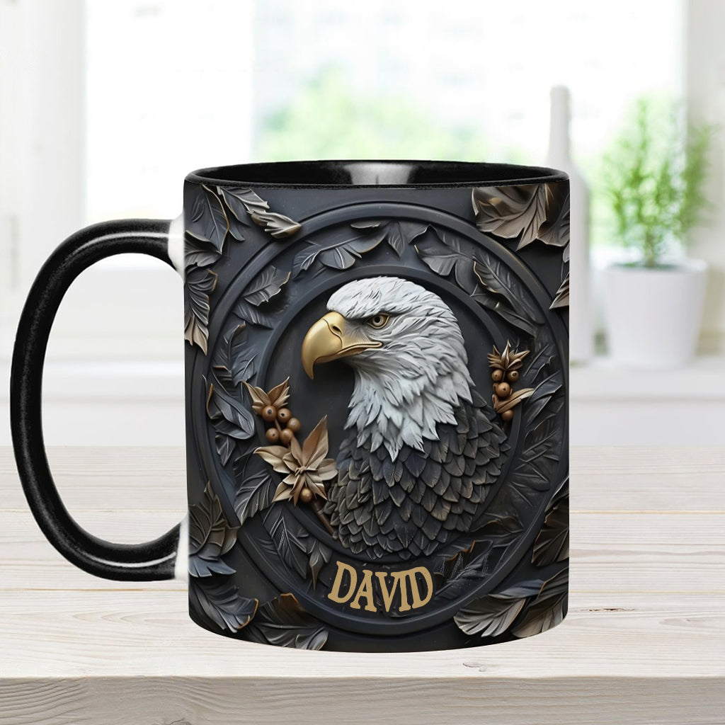 Mug personnalisé Aigle à tête blanche Strong Eagle -