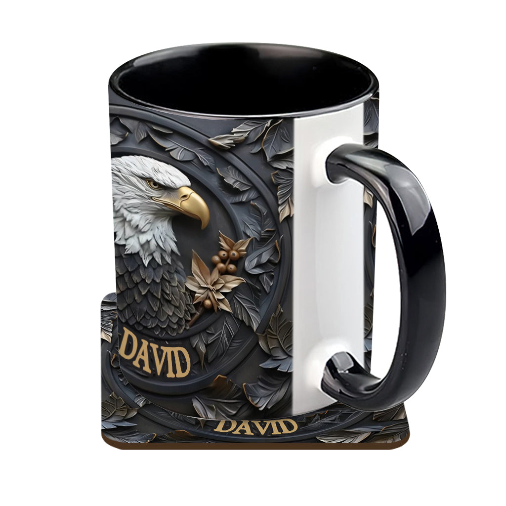 Mug personnalisé Aigle à tête blanche Strong Eagle -