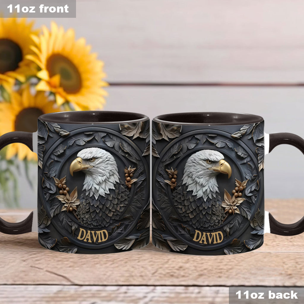 Mug personnalisé Aigle à tête blanche Strong Eagle -