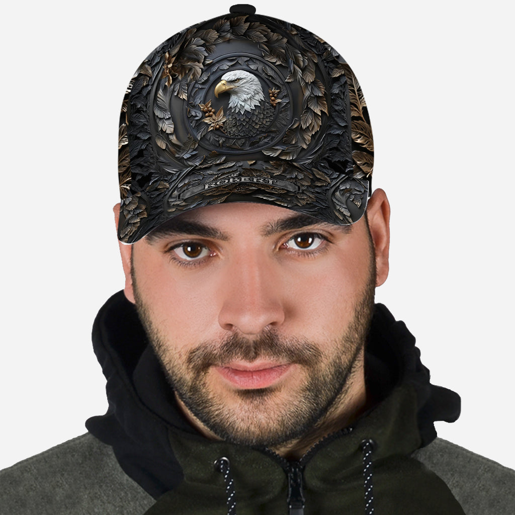Casquette classique personnalisée Aigle à tête blanche Strong Eagle