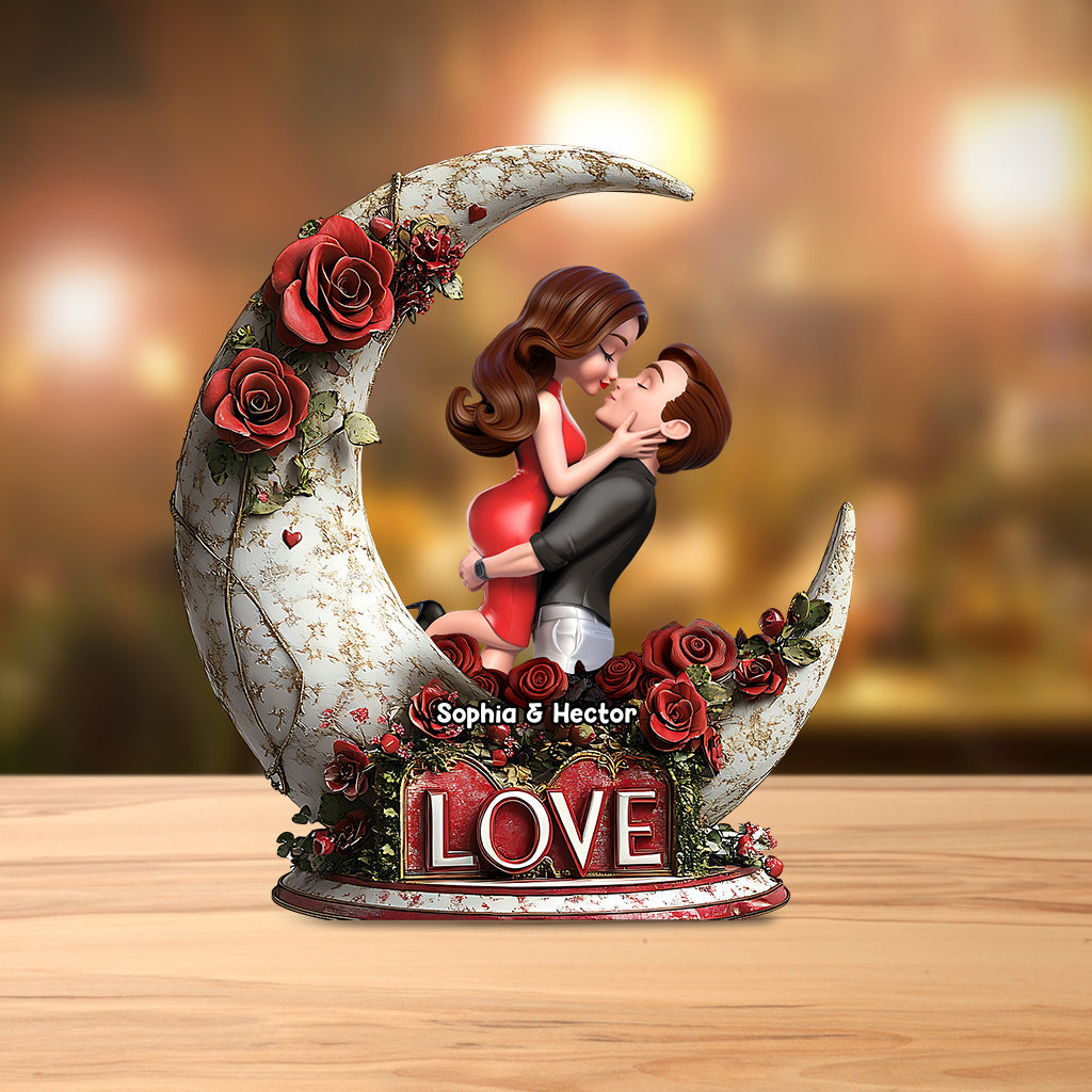 You & Me - Personalized Couple Custom Shaped Acrylic Plaque