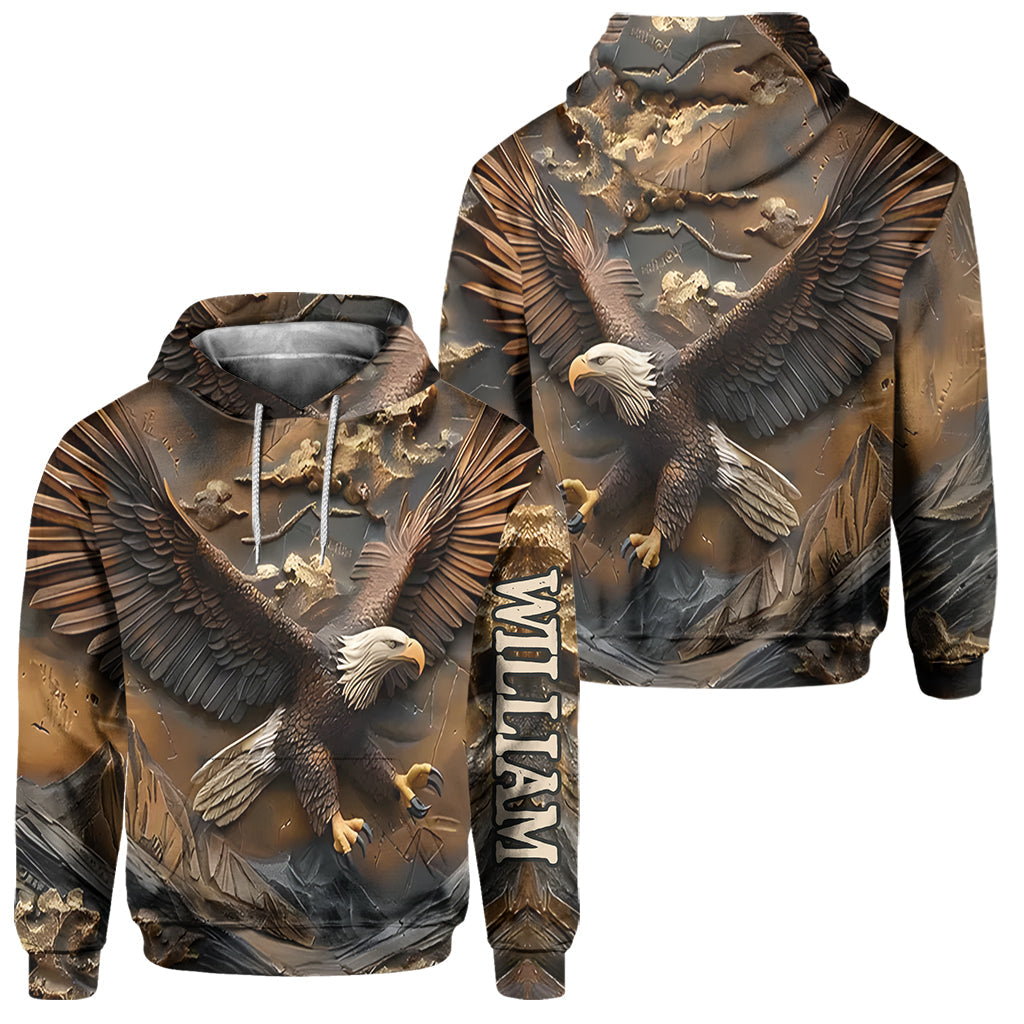Adler-Majestät – Personalisierter Weißkopfseeadler-Hoodie und Jogginghose
