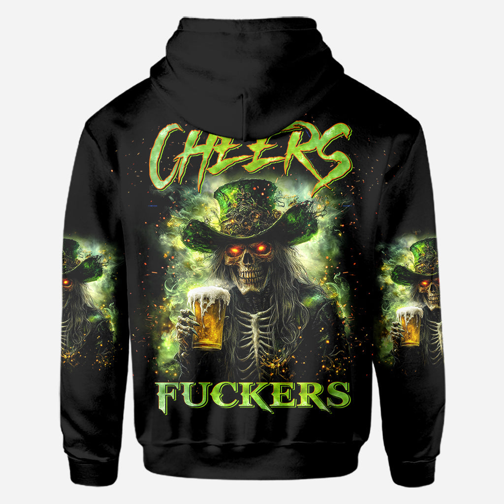 Cheer Fckers - T-shirt personnalisé intégral pour la Saint-Patrick