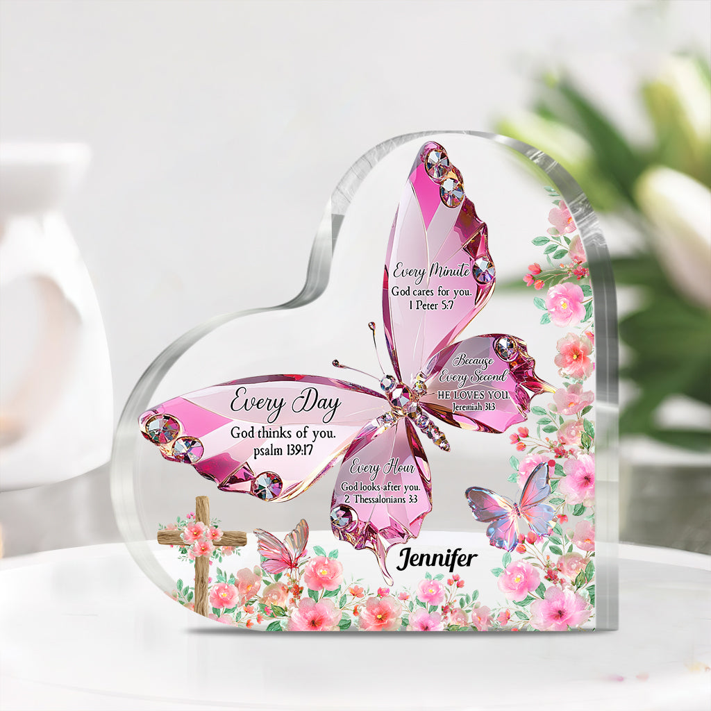 Bibelvers – Personalisierte christliche Acrylplakette in individueller Form