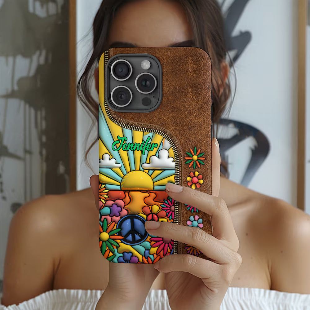 Coque de téléphone personnalisée Hippie Soul - Motif hippie intégral