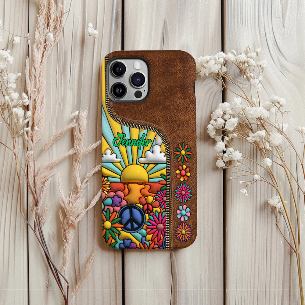 Coque de téléphone personnalisée Hippie Soul - Motif hippie intégral
