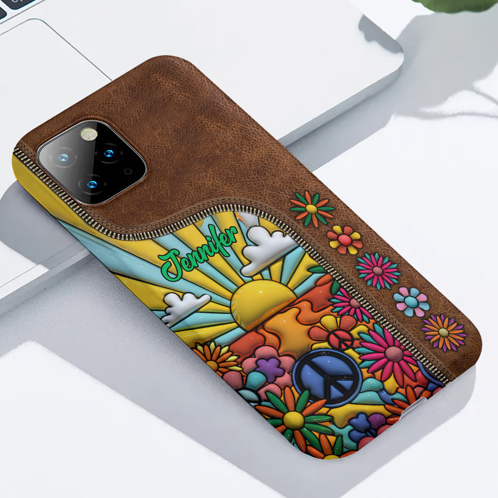 Coque de téléphone personnalisée Hippie Soul - Motif hippie intégral