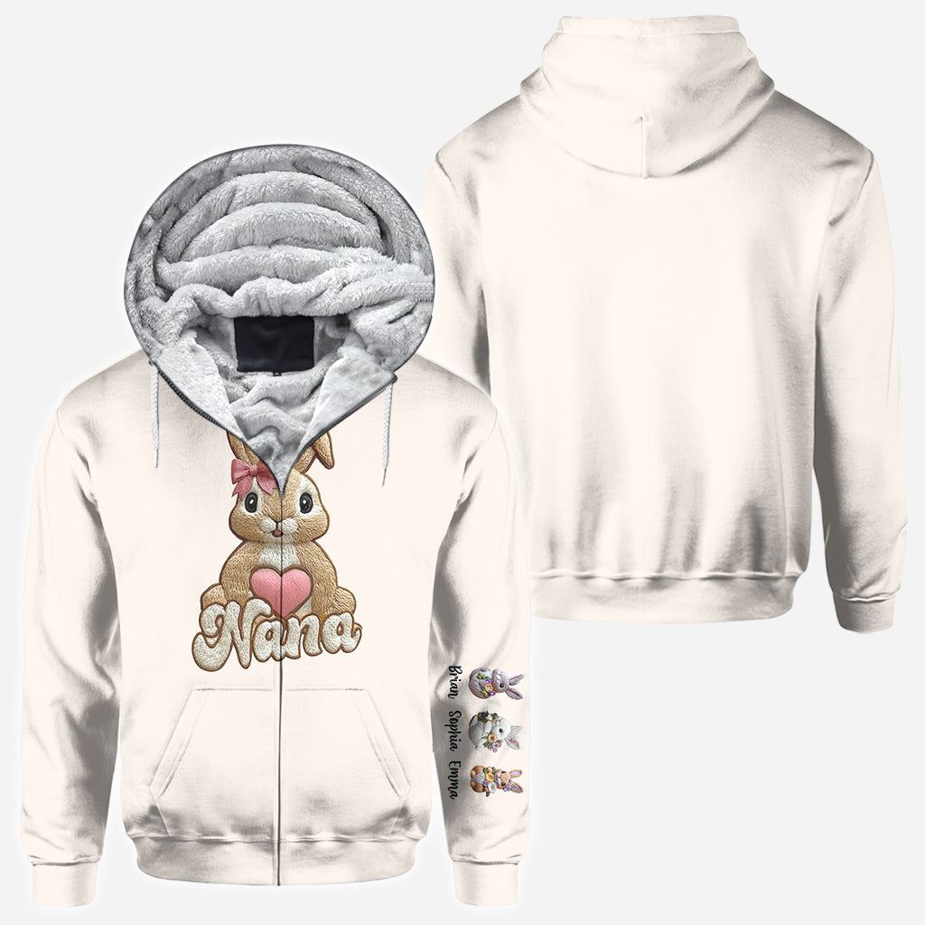 Mom's/ Nana's Little Bunnies - Personalized Grandma All Over Shirt