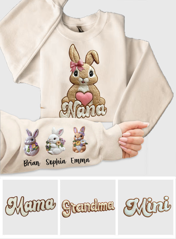 Mom's/ Nana's Little Bunnies - Personalized Grandma All Over Shirt