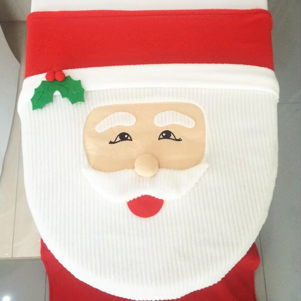 Housses de siège de toilette de Noël