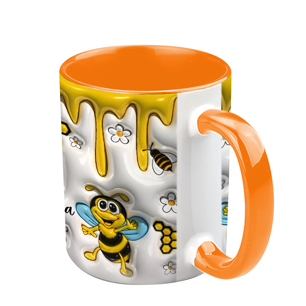 Niedliche Bienen – Personalisierte Tasse mit Bienenmotiv