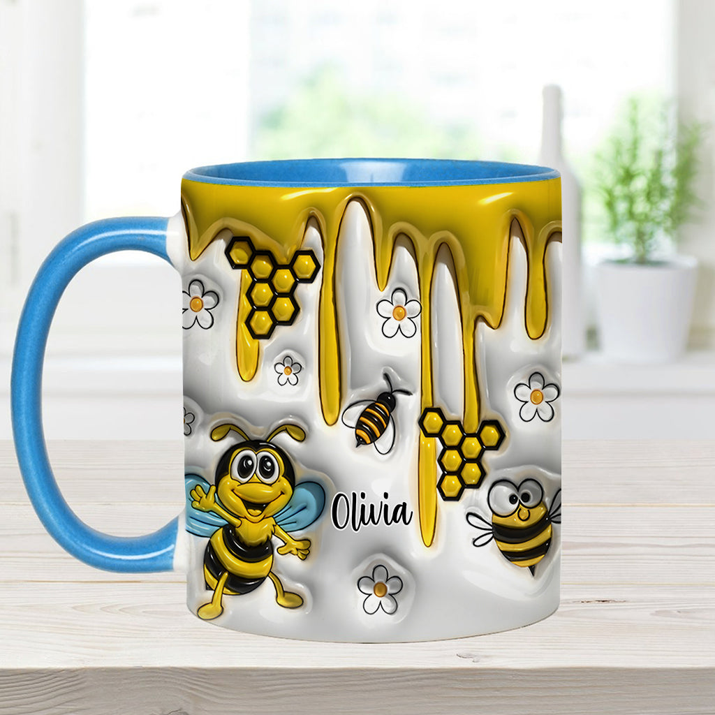 Niedliche Bienen – Personalisierte Tasse mit Bienenmotiv