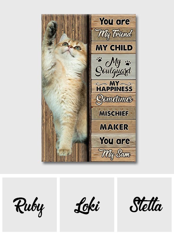 I'm Yours - Personalized Cat Canvas And Poster