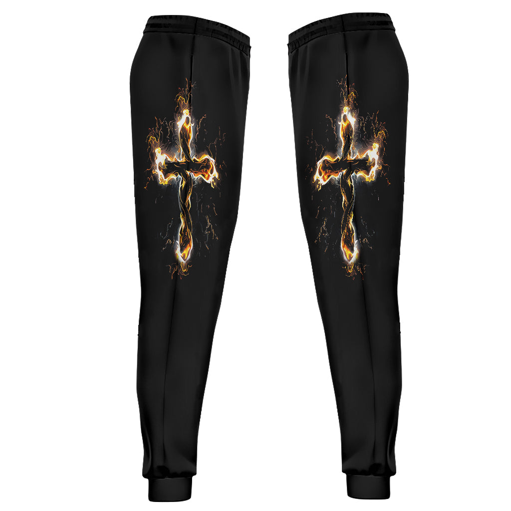 Vous accompagnera tout au long de votre parcours - Ensemble sweat-shirt et pantalon de survêtement chrétiens personnalisés