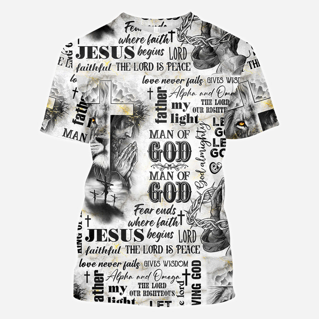 Mann Gottes – Personalisiertes christliches Allover-Shirt