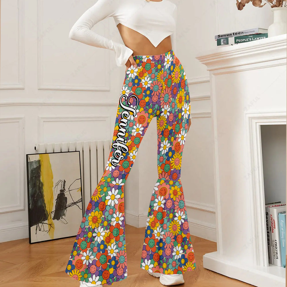Hippie Soul - Leggings évasés hippies personnalisés
