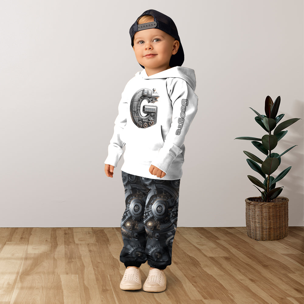 Superbe train - Sweat à capuche et pantalon de jogging personnalisés pour enfants