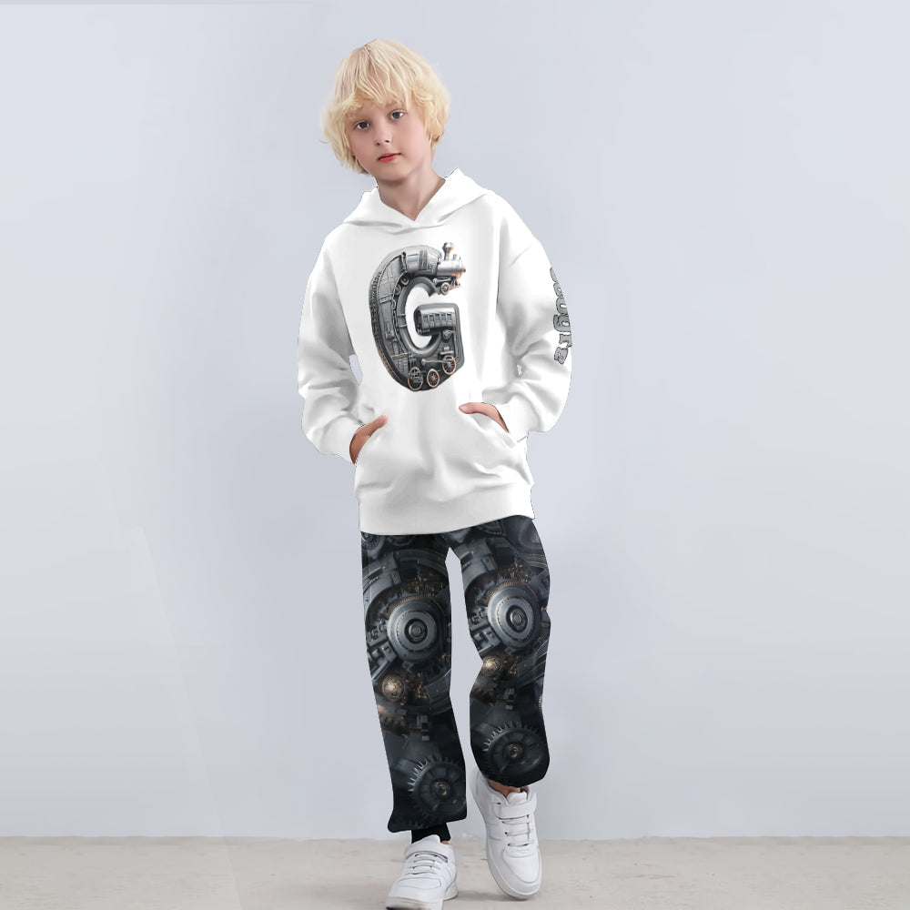 Superbe train - Sweat à capuche et pantalon de jogging personnalisés pour enfants