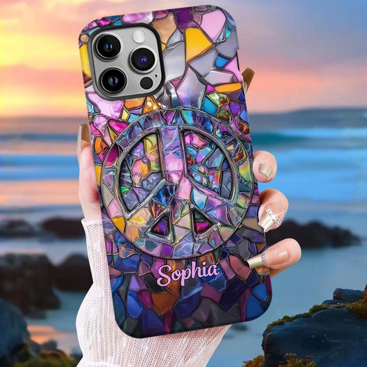 Coque de téléphone personnalisée Hippie Soul - Motif hippie intégral