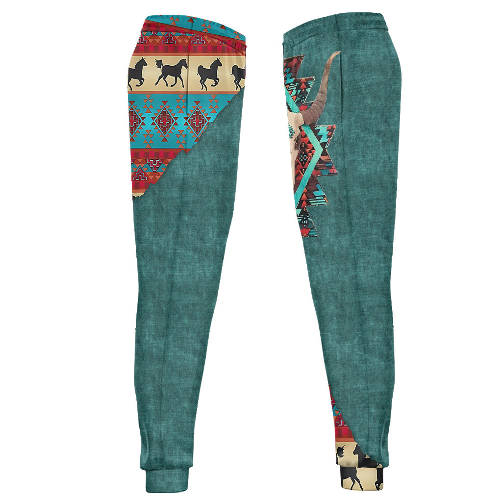 Homme fort - Ensemble sweat à capuche et pantalon de survêtement western personnalisé